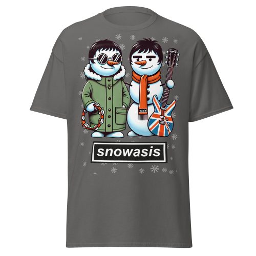 Snowasis T-shirt - Oasis Christmas T-shirt Liam & Noel Gallagher Tshirt