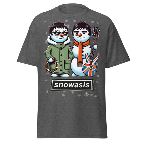 Snowasis T-shirt - Oasis Christmas T-shirt Liam & Noel Gallagher Tshirt