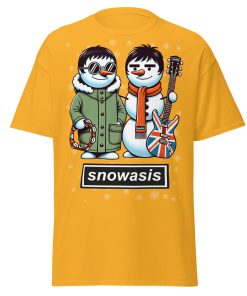 Snowasis T-shirt - Oasis Christmas T-shirt Liam & Noel Gallagher Tshirt