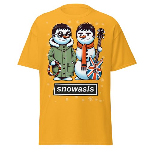 Snowasis T-shirt - Oasis Christmas T-shirt Liam & Noel Gallagher Tshirt