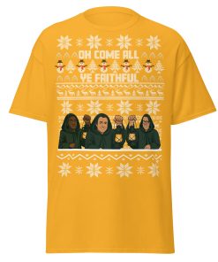 The Celebrity Traitors Christmas T-shirt Gold