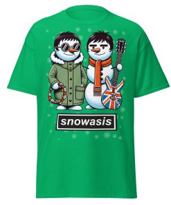 Snowasis T-shirt - Oasis Christmas T-shirt Liam & Noel Gallagher Tshirt