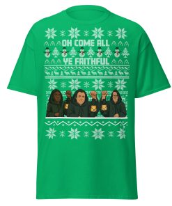 The Celebrity Traitors Christmas T-shirt Green