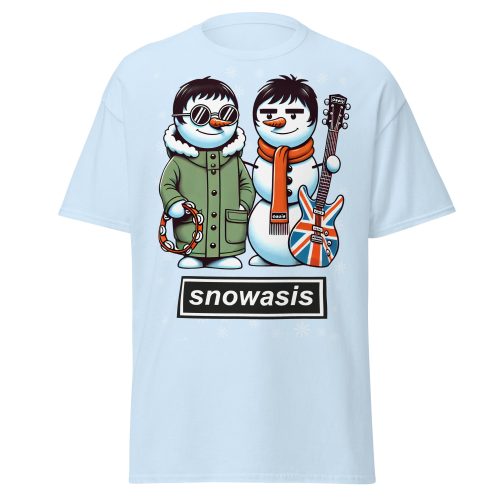 Snowasis T-shirt - Oasis Christmas T-shirt Liam & Noel Gallagher Tshirt