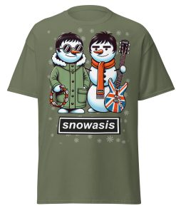 Snowasis T-shirt - Oasis Christmas T-shirt Liam & Noel Gallagher Tshirt