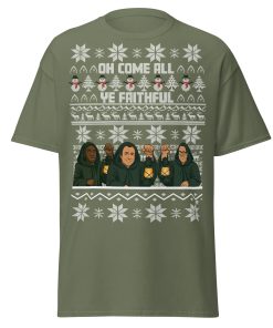 The Celebrity Traitors Christmas T-shirt Military Green