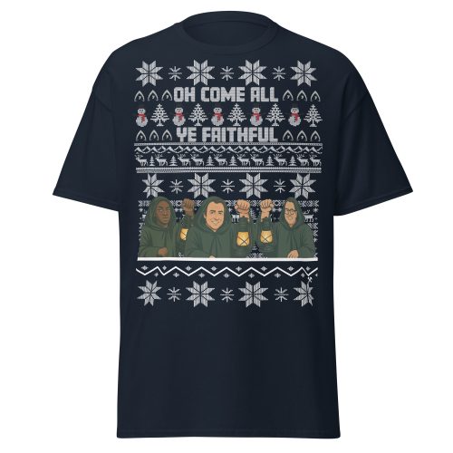The Celebrity Traitors Christmas T-shirt Navy Blue