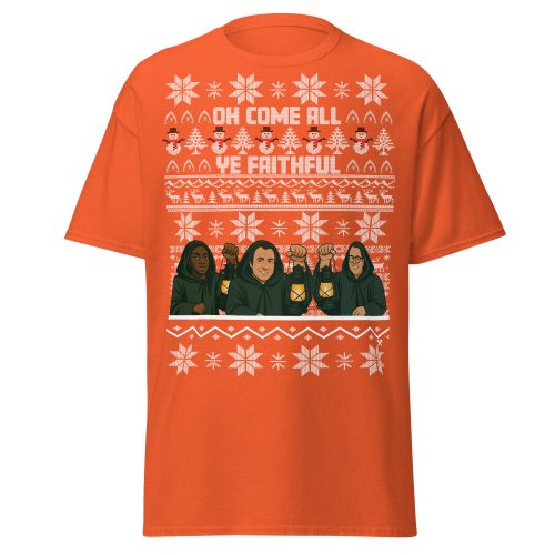 The Celebrity Traitors Christmas T-shirt Orange