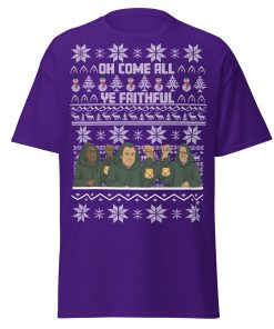 The Celebrity Traitors Christmas T-shirt Purple