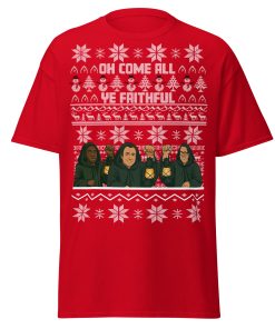 The Celebrity Traitors Christmas T-shirt Red