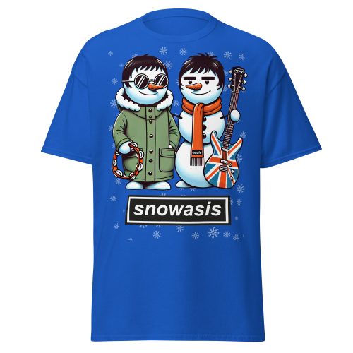 Snowasis T-shirt - Oasis Christmas T-shirt Liam & Noel Gallagher Tshirt