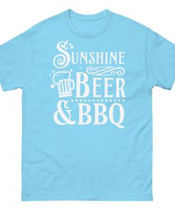 BBQ BEER & SUNSHINE T-shirt design Summer
