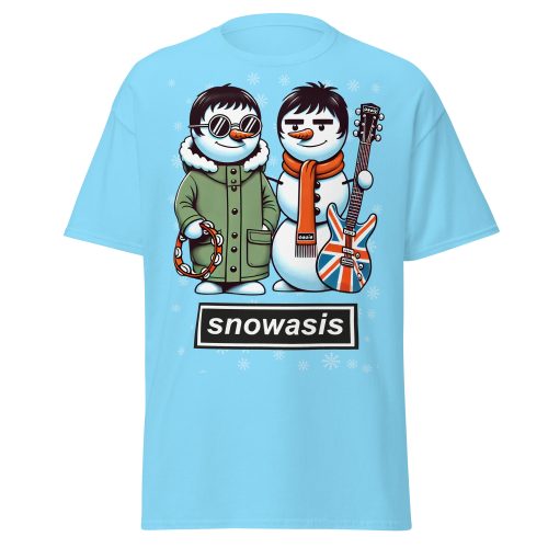 Snowasis T-shirt - Oasis Christmas T-shirt Liam & Noel Gallagher Tshirt