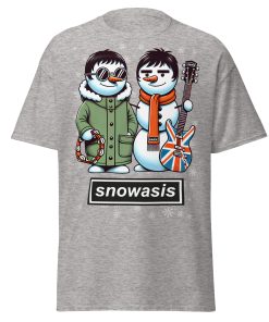 Snowasis T-shirt - Oasis Christmas T-shirt Liam & Noel Gallagher Tshirt