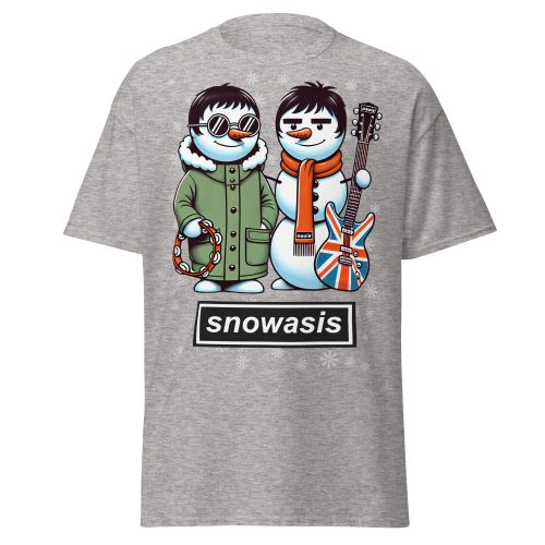 Snowasis T-shirt - Oasis Christmas T-shirt Liam & Noel Gallagher Tshirt