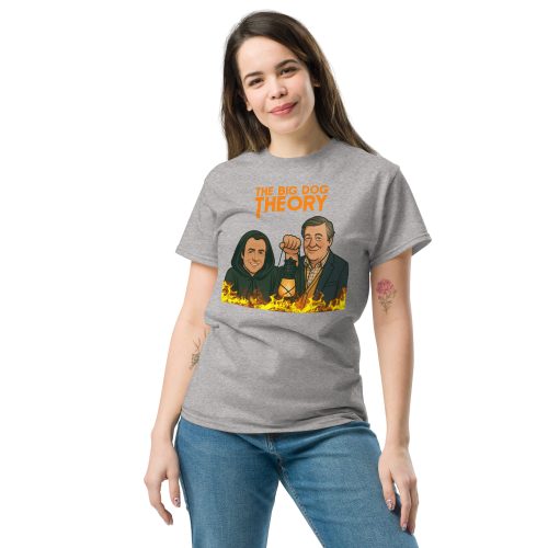 The Big Dog Theory – Celebrity Traitors T-shirt