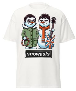 Snowasis T-shirt - Oasis Christmas T-shirt Liam & Noel Gallagher Tshirt