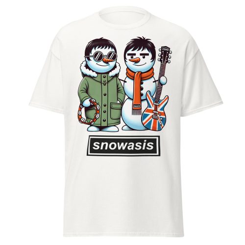 Snowasis T-shirt - Oasis Christmas T-shirt Liam & Noel Gallagher Tshirt