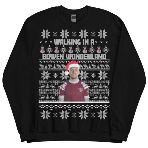 Jarrod Bowen Christmas Jumper Walking In A Bowen Wonderland
