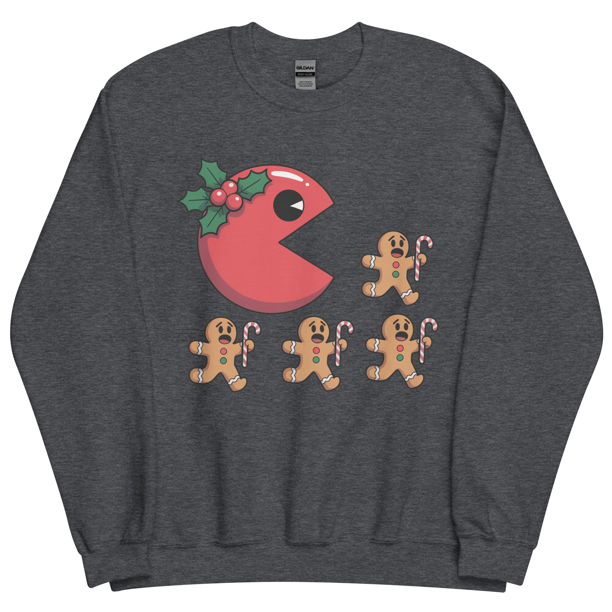 Pac Man Gingerbread Man Christmas Jumper