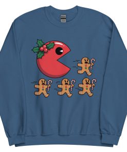 Pac Man Gingerbread Man Christmas Jumper