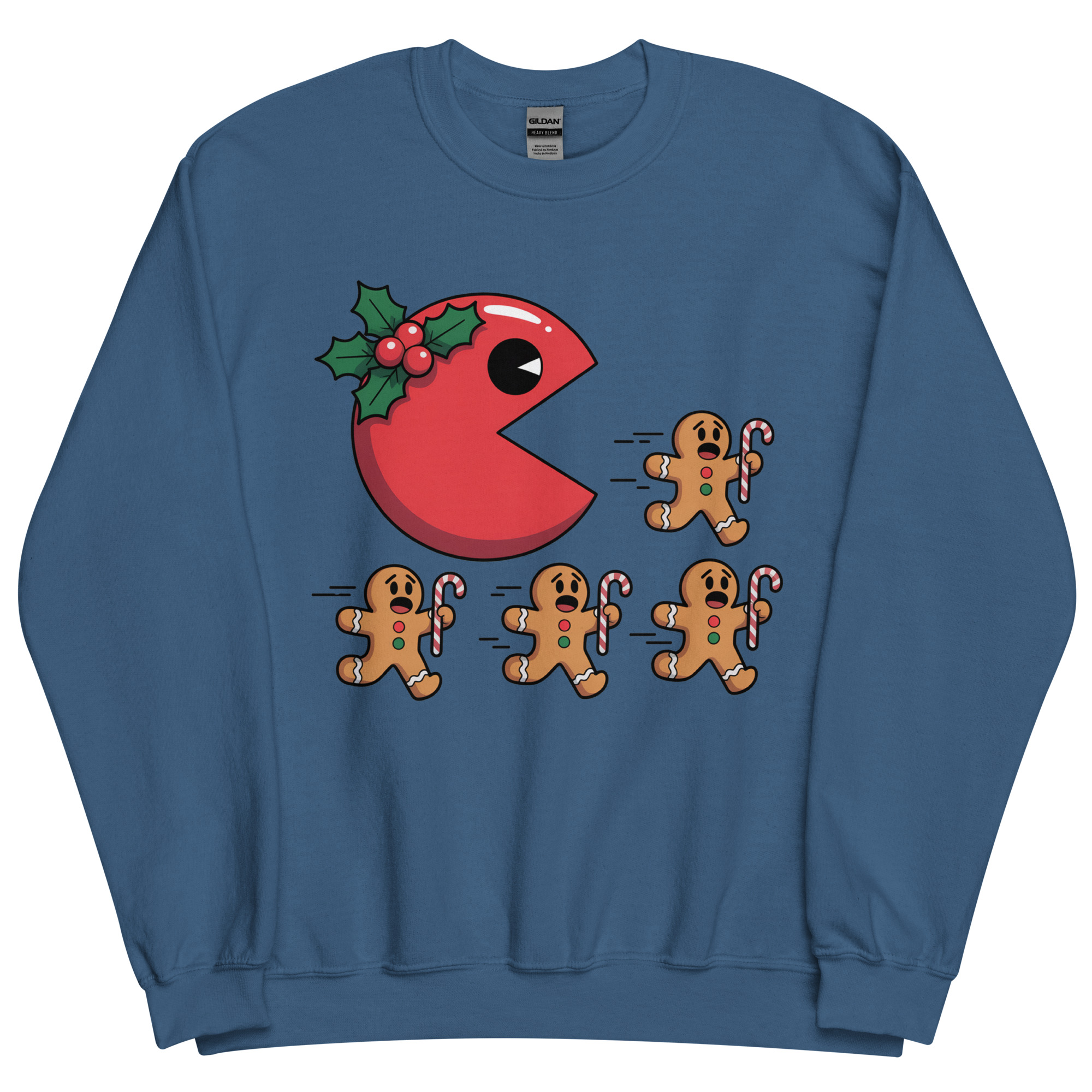 Pac Man Gingerbread Man Christmas Jumper