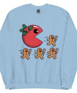 Pac Man Gingerbread Man Christmas Jumper