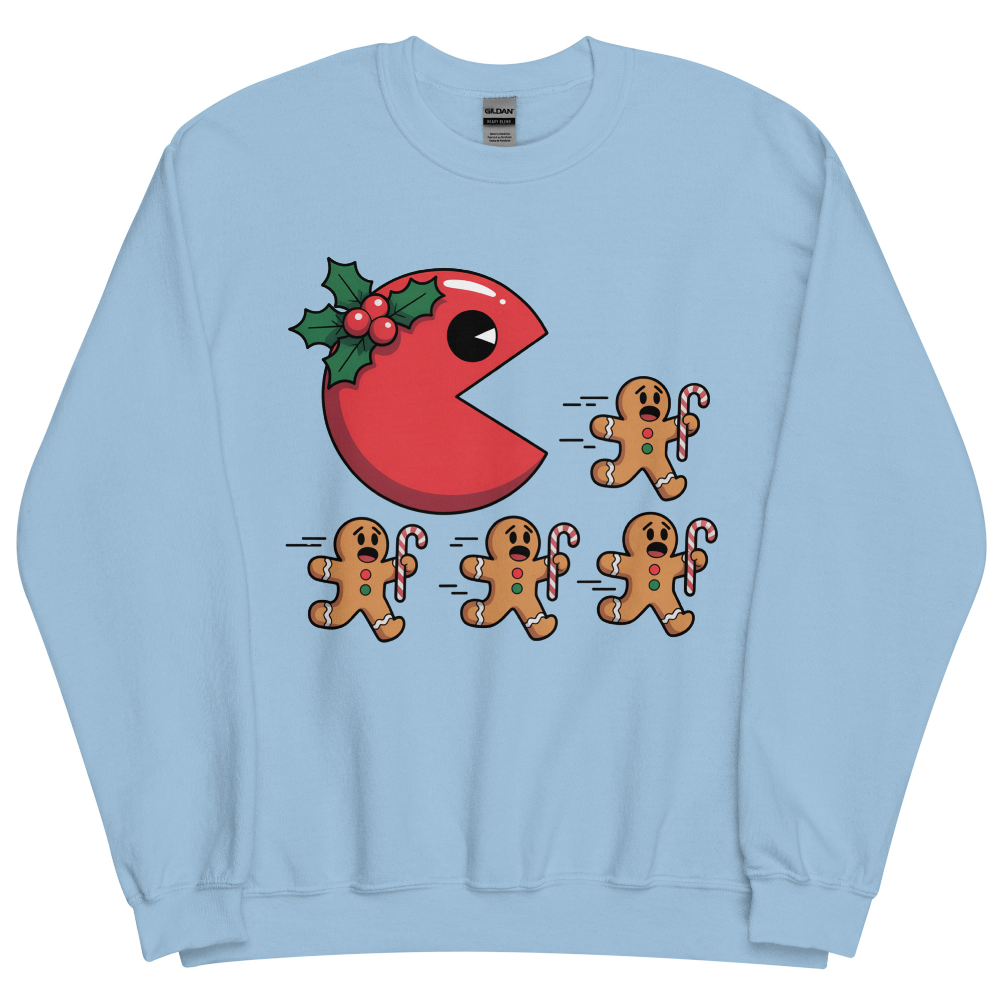 Pac Man Gingerbread Man Christmas Jumper