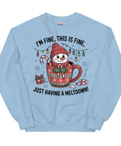 Having A Meltdown Funny Christmas Jumper