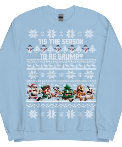 Funny Christmas Jumper Mens Grumpy Sweatshirt