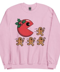 Pac Man Gingerbread Man Christmas Jumper