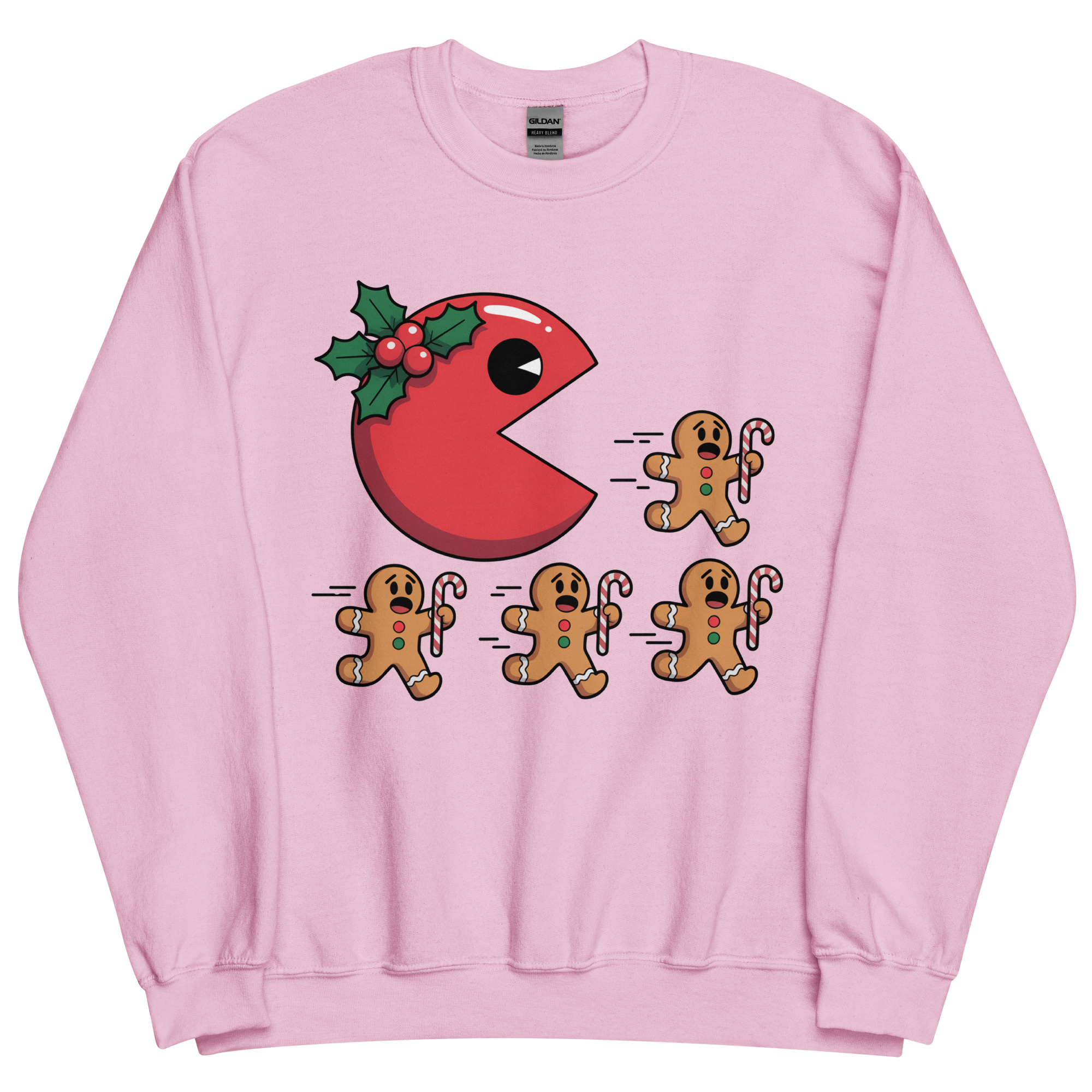 Pac Man Gingerbread Man Christmas Jumper