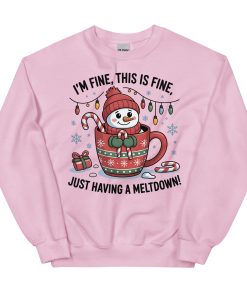 Having A Meltdown Funny Christmas Jumper