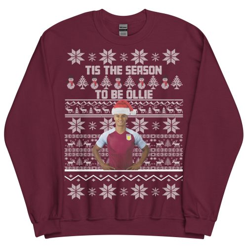 Ollie Watkins Christmas Jumper Tis The Season To Be Ollie
