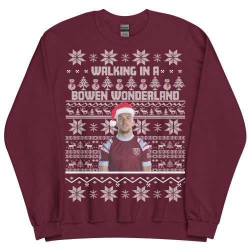 Jarrod Bowen Christmas Jumper Walking In A Bowen Wonderland