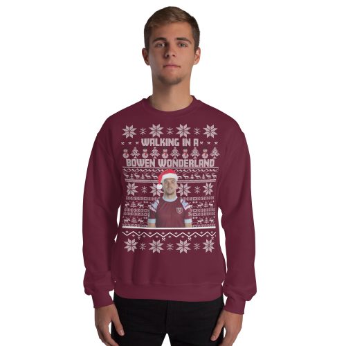 Jarrod Bowen Christmas Jumper Walking In A Bowen Wonderland