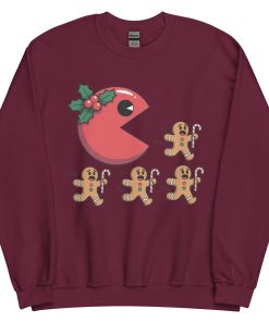 Pac Man Gingerbread Man Christmas Jumper