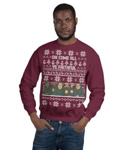 The Traitors Christmas Jumper Oh Come All Ye Faithful
