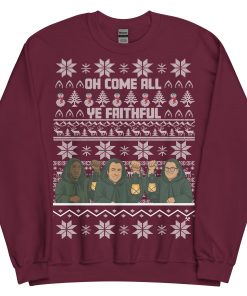 The Traitors Christmas Jumper Oh Come All Ye Faithful - Marron Sweatshirt