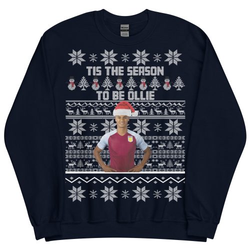 Ollie Watkins Christmas Jumper Tis The Season To Be Ollie