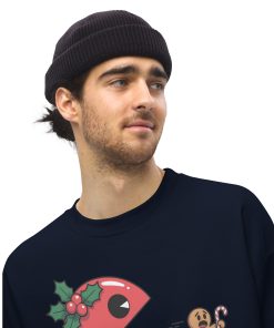 Pac Man Gingerbread Man Christmas Jumper
