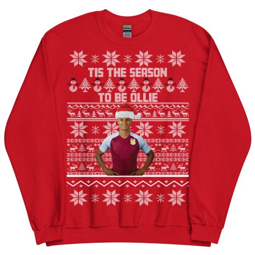 Ollie Watkins Christmas Jumper Tis The Season To Be Ollie