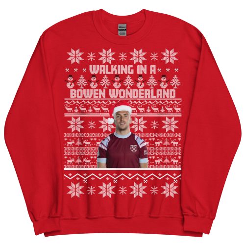 Jarrod Bowen Christmas Jumper Walking In A Bowen Wonderland