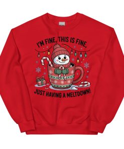 Having A Meltdown Funny Christmas Jumper