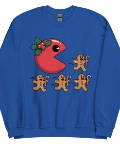Pac Man Gingerbread Man Christmas Jumper