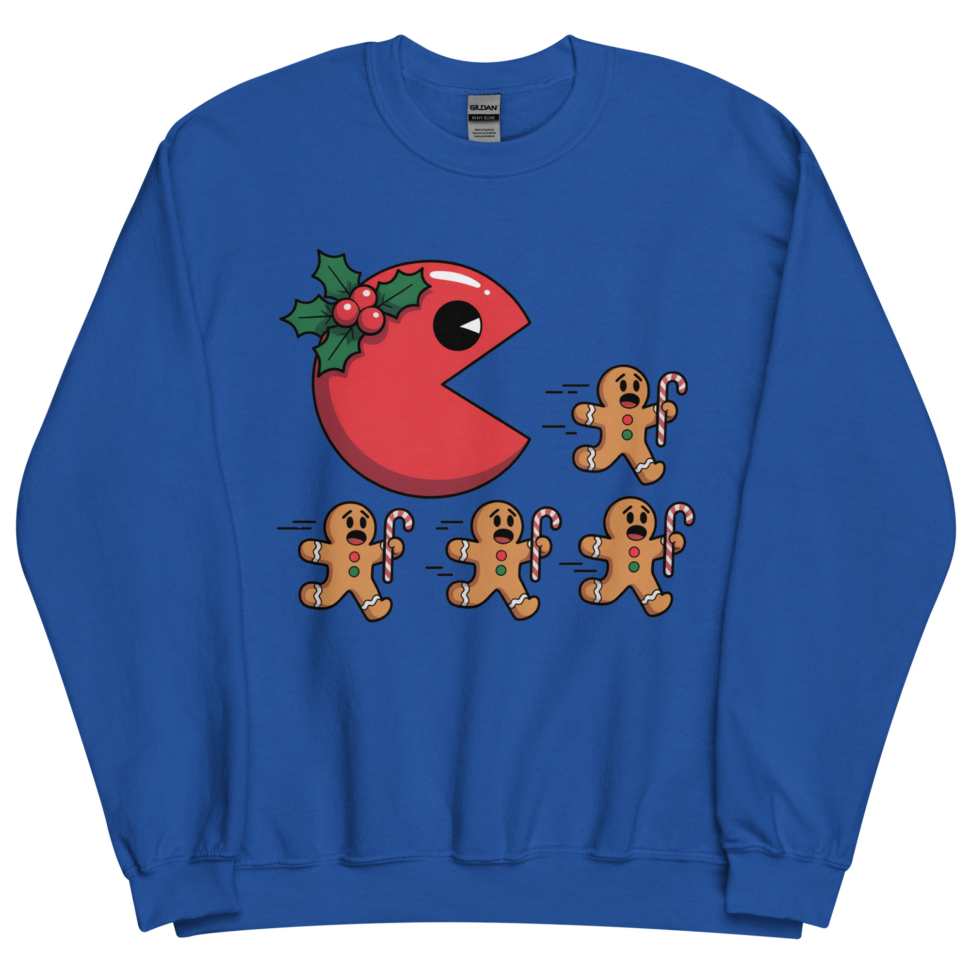 Pac Man Gingerbread Man Christmas Jumper
