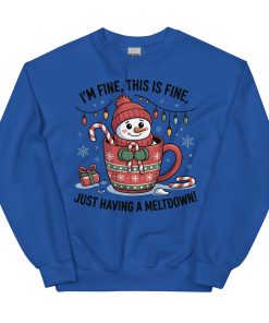 Having A Meltdown Funny Christmas Jumper