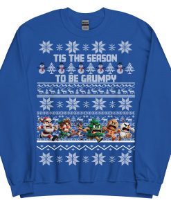 Funny Christmas Jumper Mens Grumpy Sweatshirt