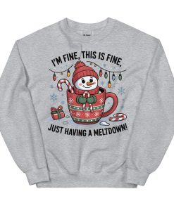 Having A Meltdown Funny Christmas Jumper