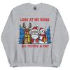 Rude Christmas Jumpers Look At Me Being All Festive